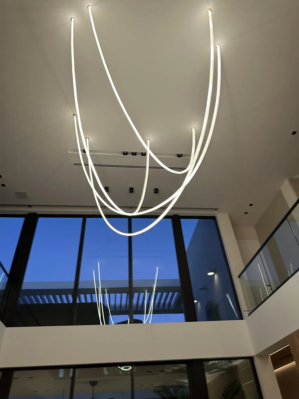 Sculptural LED Chandelier